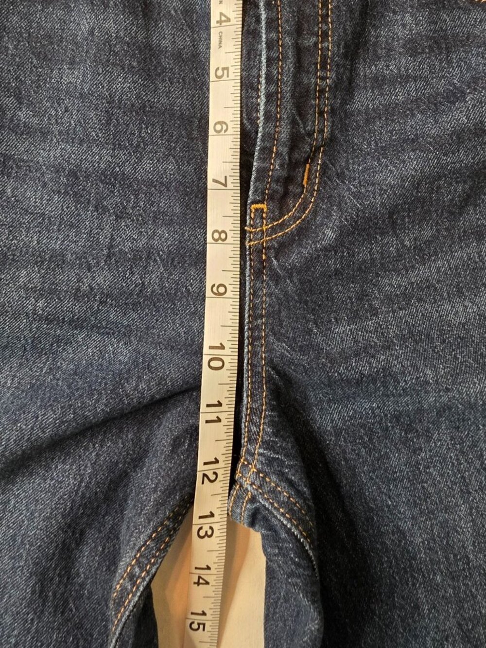NWT Old Navy Extra High-Rise Sky-Hi Wide Leg Dark Wash Denim Jeans, Size 6 Tall - Picture 5 of 9